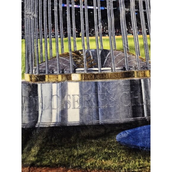 Boston Red Sox MLB 2018 World Series Champions Baseball Soft Throw 62x48" - Picture 3 of 8